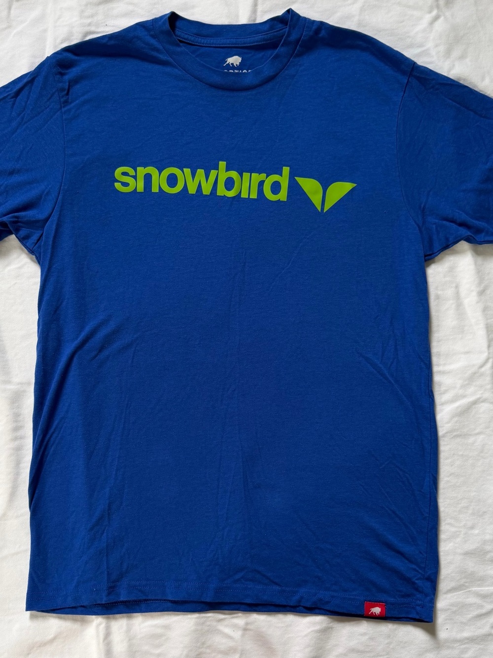 Blue Logo T-Shirt -snowbird ski mountain